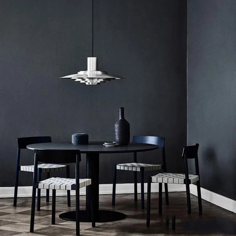 Afralia™ Metal Pendant Light with E27 Bulb for Dining Room and Kitchen