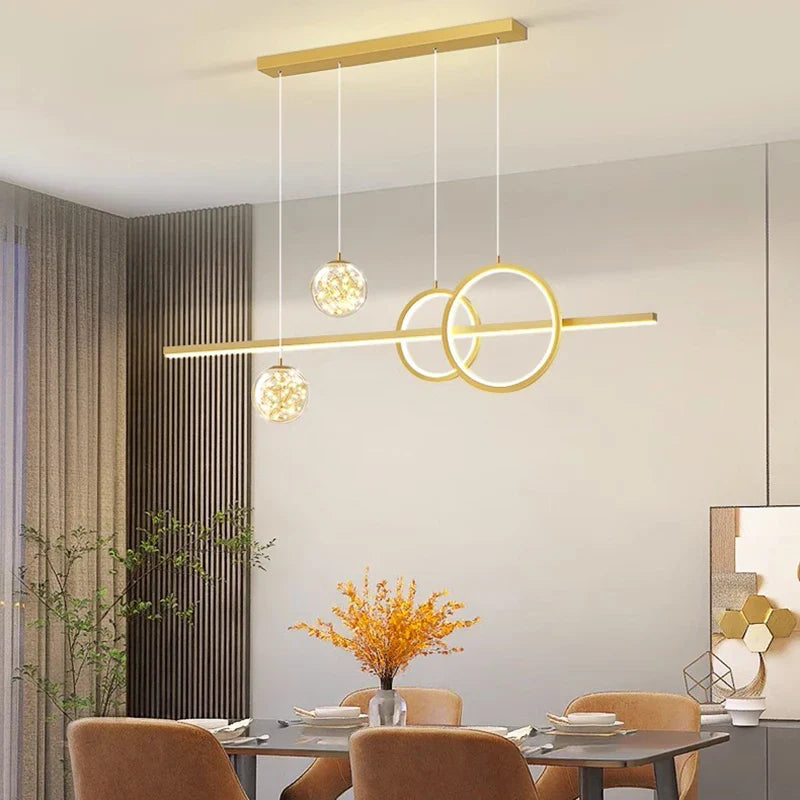 Afralia™ Modern Home Pendant Lights Indoor Chandelier Ceiling Lamp Hanging Light