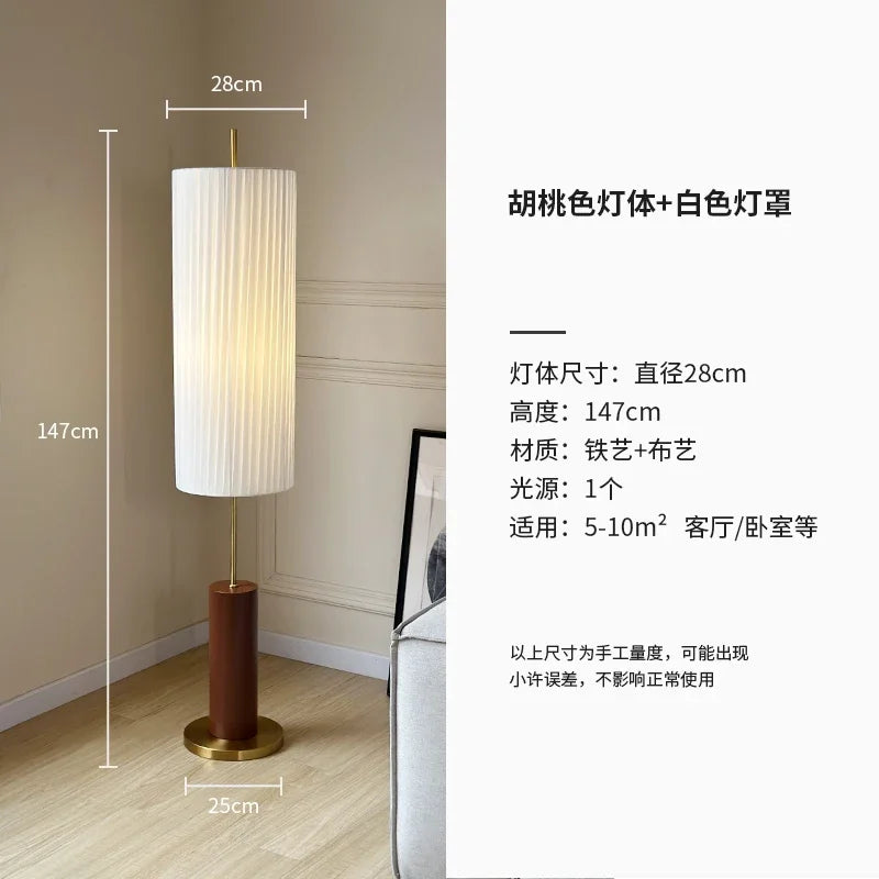 Afralia™ Zen Art LED Floor Lamp for Homestay Living & Bedroom