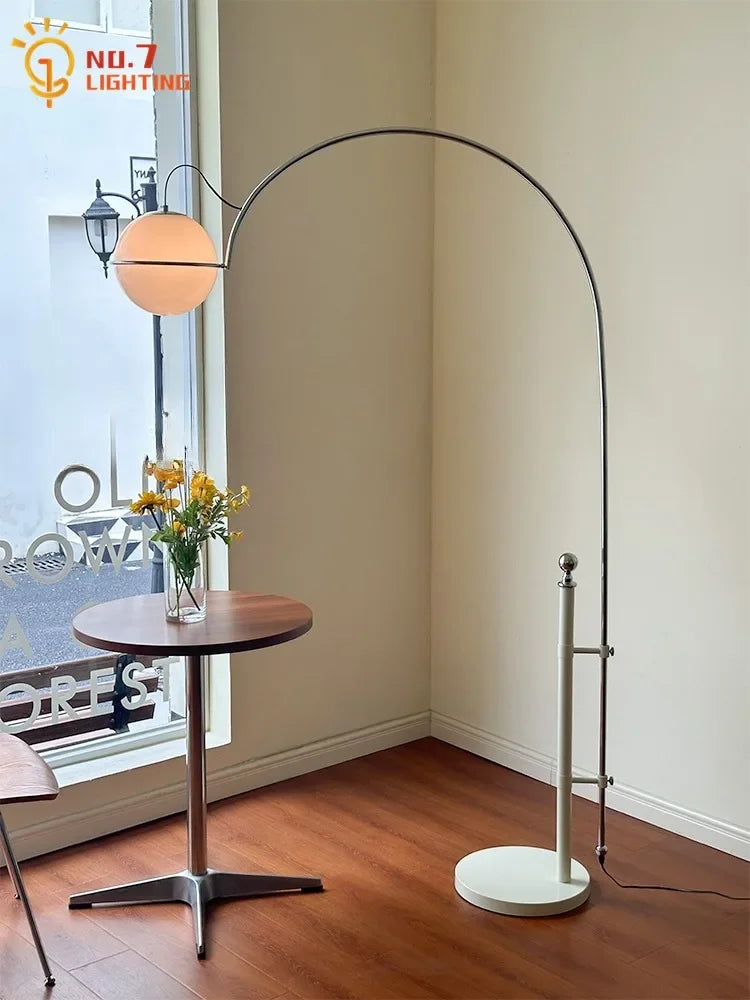 Afralia™ Cream Wind Floor Lamp LED E27 for Living Room Study