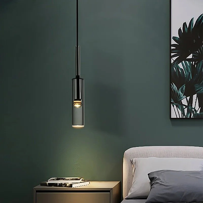 Afralia™ Nordic Glass Chandelier for Modern Living Room, Bedroom, Kitchen, Restaurant, and Bar