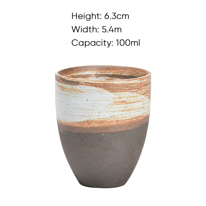 Afralia™ Ceramic Coffee Cup, Japanese Style, Latte Mug, Espresso Mugs, Afternoon Teacup - Wholesale