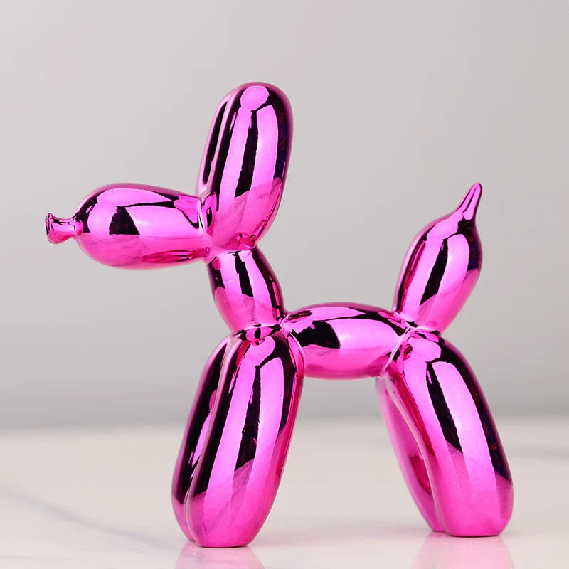 Afralia™ Nordic Resin Dog Balloon Sculpture - Modern Living Room Decor Ornament