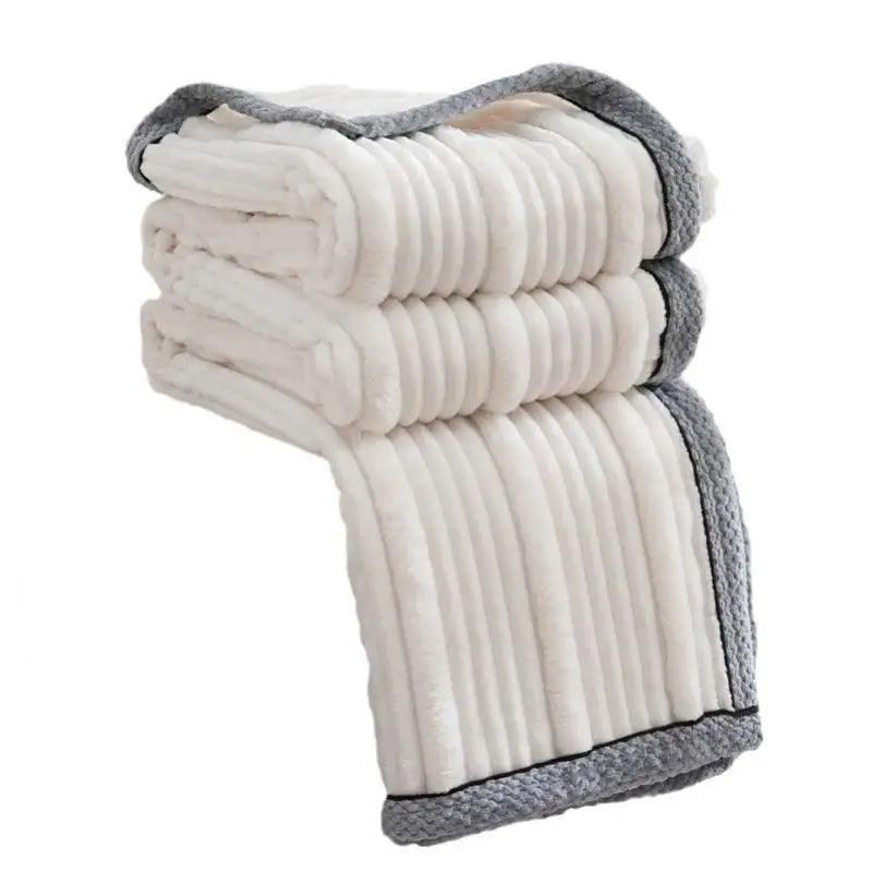 Afralia™ Light Luxury Sofa Blanket for Autumn/Winter, Cozy Office and Bedroom Blanket