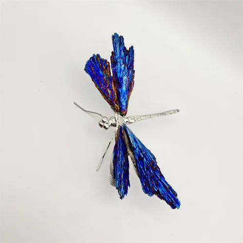 Afralia™ Crystal Dragonfly Handmade Natural Crystal Decorative Figurines