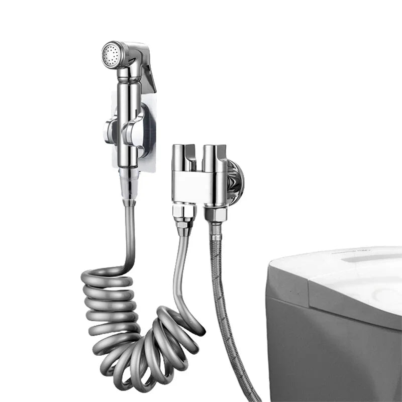 Afralia™ Handheld Bidet Sprayer Set Bathroom Shower Head with Accessories