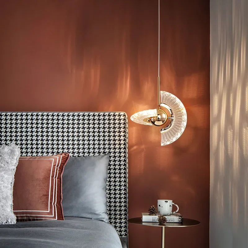 Afralia™ Rotatable Nordic Chandelier: Multi-Styling LED Round Ceiling Pendant Lamp