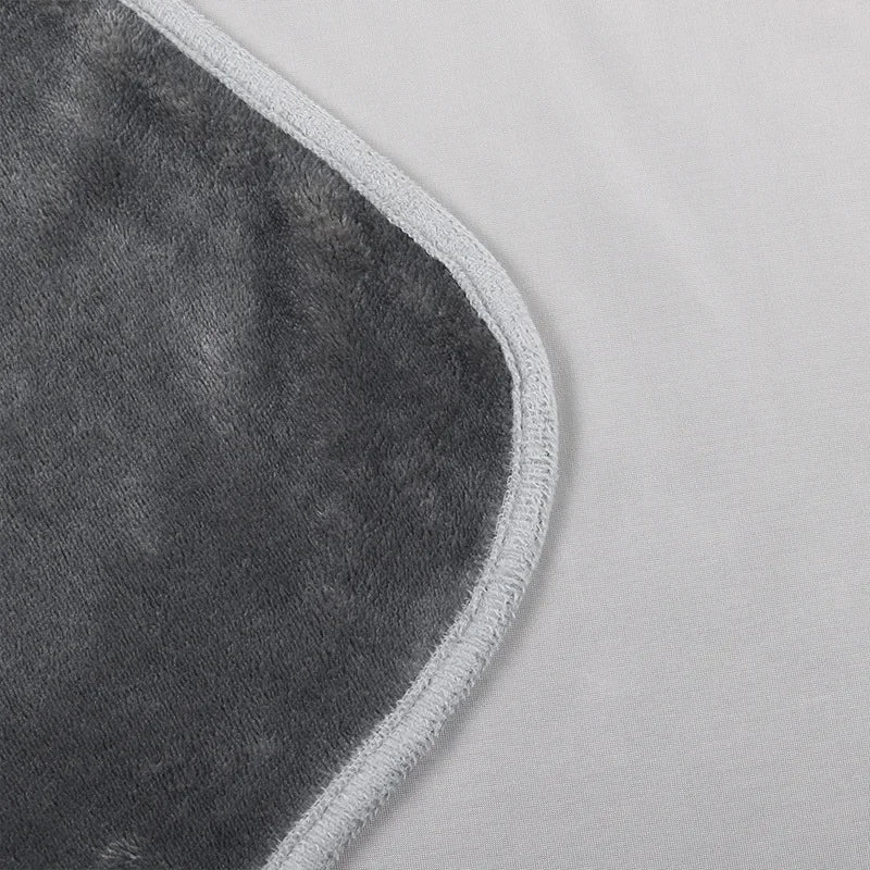 Afralia™ Flannel & Ice Fiber Cooling Blanket: Dual Purpose Thin Blanket