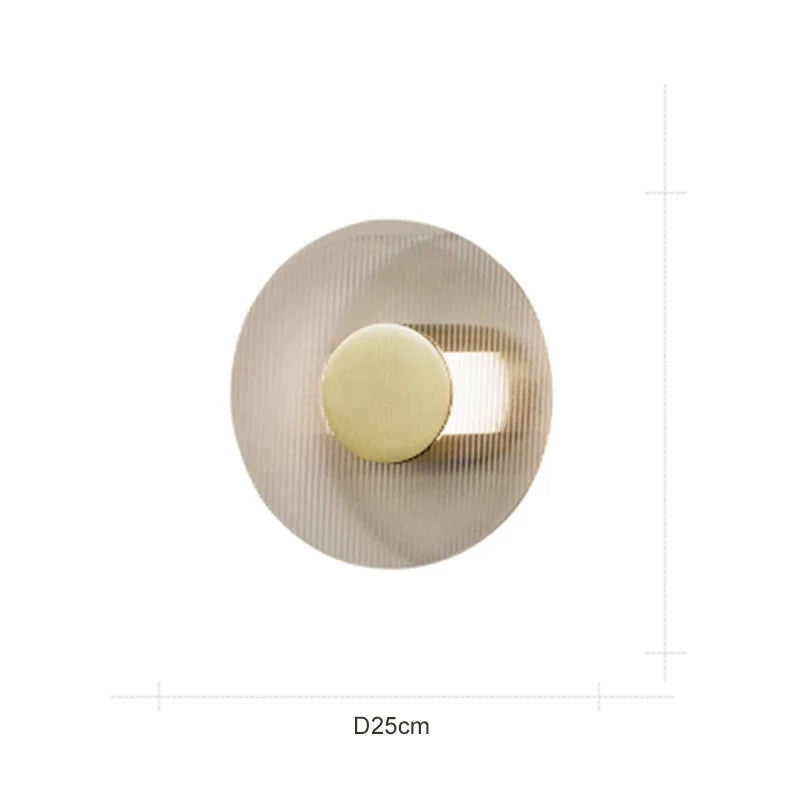 Afralia™ Elegant Glass Wall Lamp for Bedroom, Living Room - Retro Designer Luxury Lighting