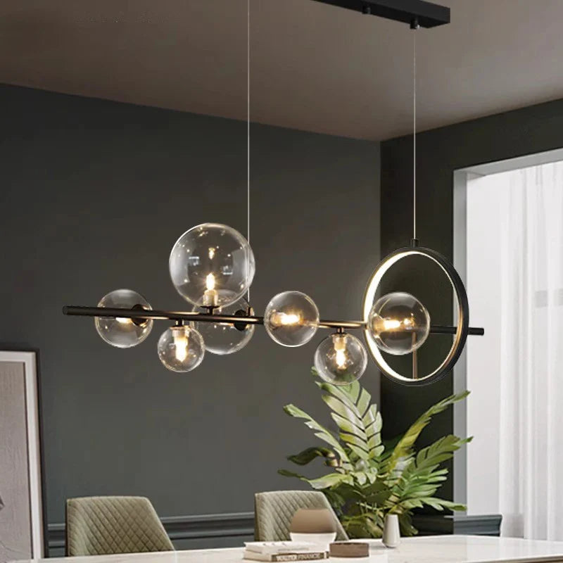 Afralia™ Modern LED Pendant Light Chandeliers for Living Room Dining Room Indoor Lighting