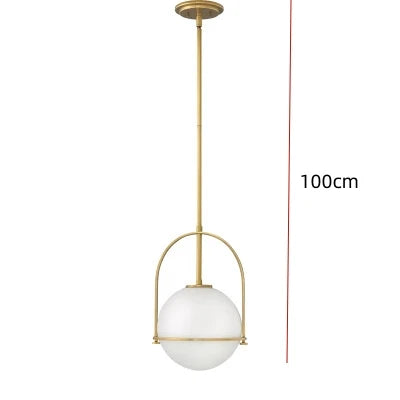 Afralia™ Glass Ball Suspension Ceiling Light for Living Room