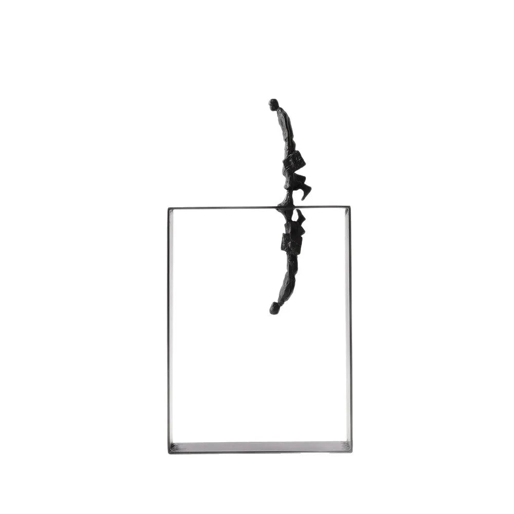 Afralia™ Abstract Resin Sculpture Encounter Ornament - Home Decor Figurine