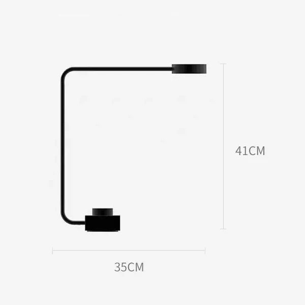 Afralia™ LED Desk Lamp: Rotatable Modern Study Lamp for Bedroom Office Home Decor