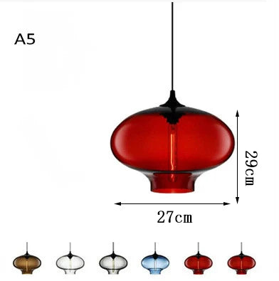 Afralia™ Colorful Glass Chandelier Light for Modern Living Room and Office