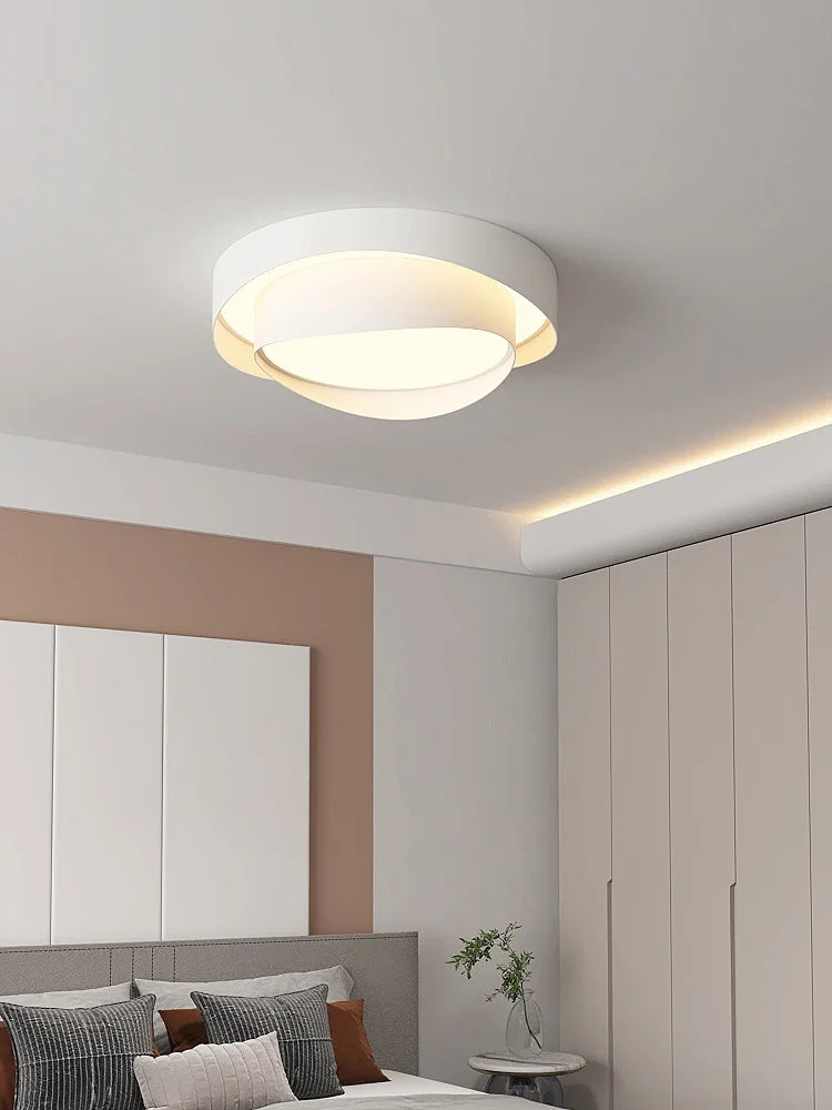 Afralia™ Modern LED Master Bedroom Ceiling Light for Romantic Nordic Ambiance