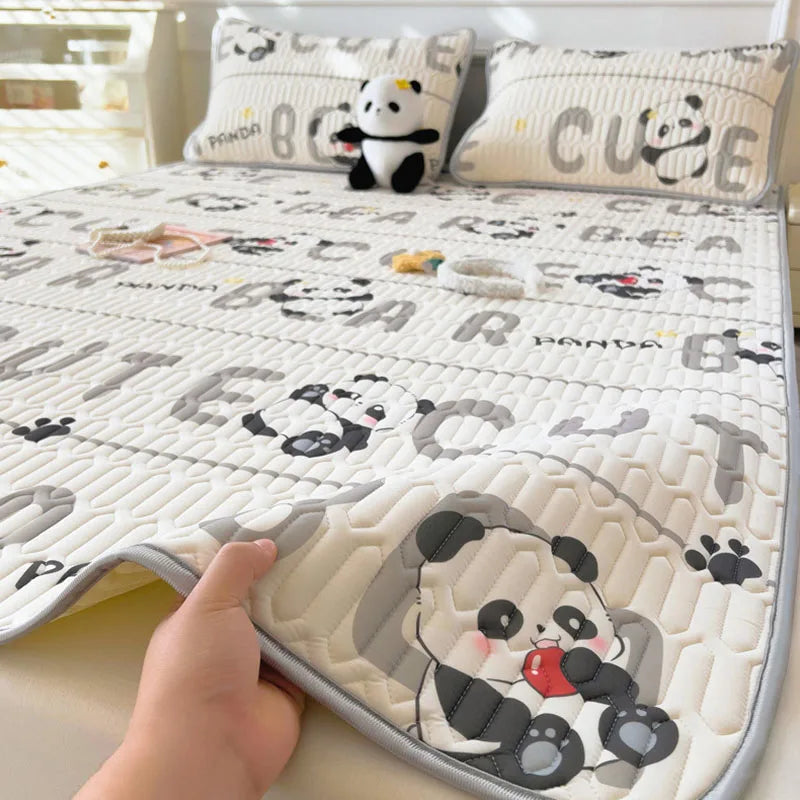 Afralia™ Super Thick Latex Queen Mattress Pad for Cool Summer Nights