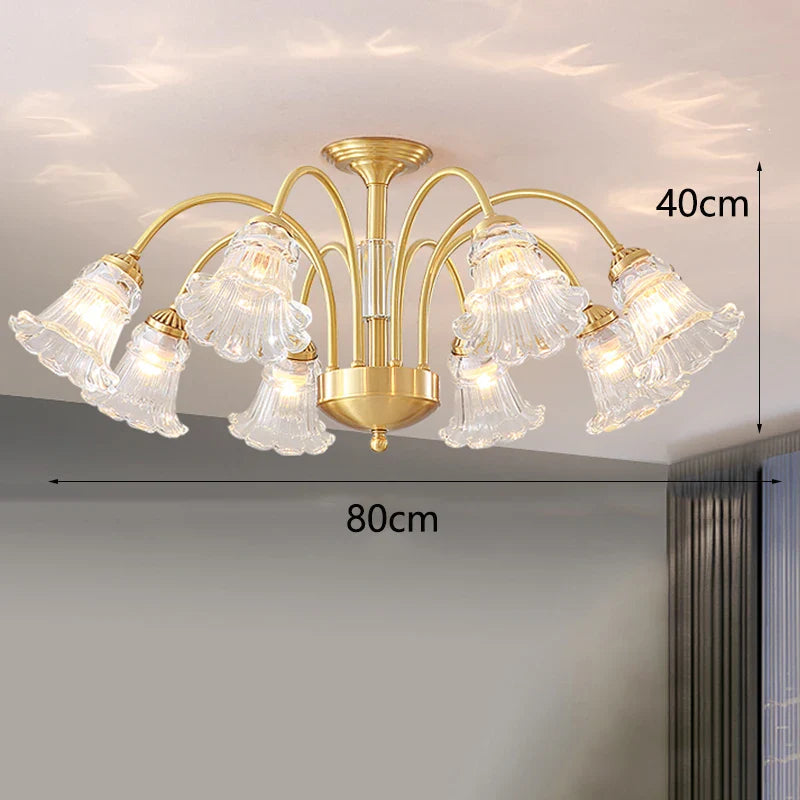 Afralia™ Luxury Crystal Chandelier Pendant Light for Living and Dining Room