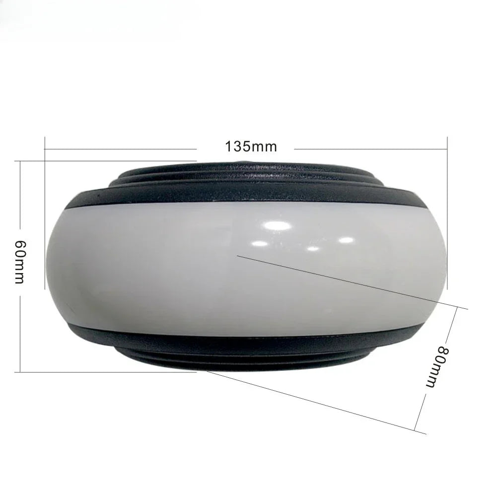 Afralia™ LED Half-Round Wall Sconce for Staircase and Balcony Lighting