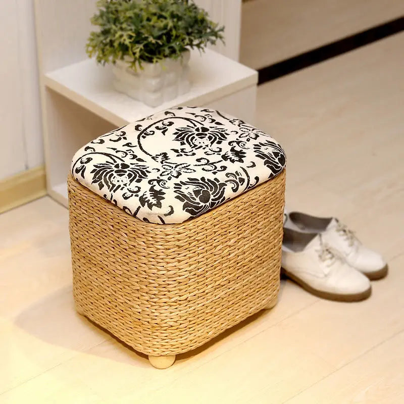 Afralia™ Storage Stool: Multifunctional Organizing Box & Footrest for Shoe Changing & Sofa Use