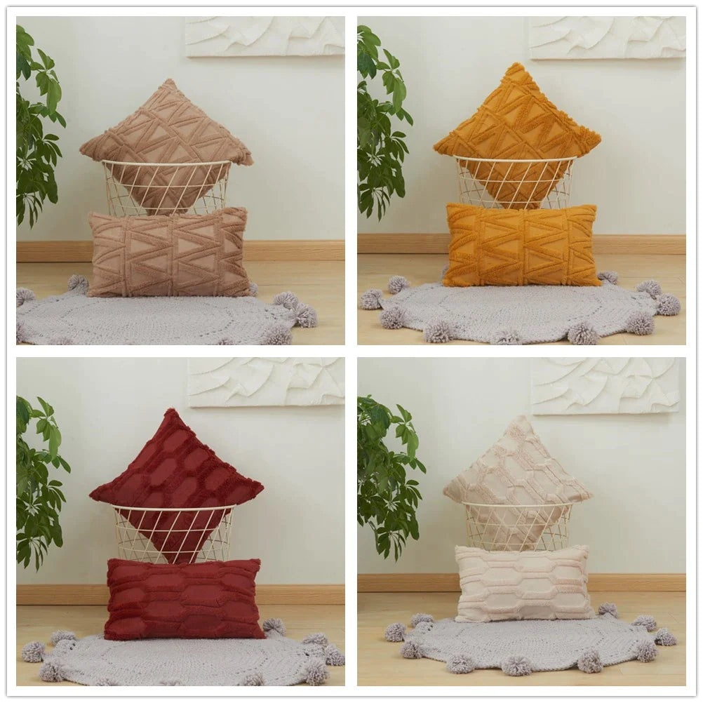 Afralia™ Diamond Embroidery Living Room Cushion Cover - Moden Home Decor