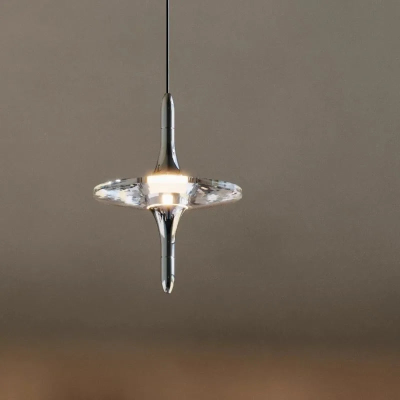 Afralia™ Crystal Small Chandelier Wall Lamp for Bedroom TV, Creative and Luxe Bedside Lighting