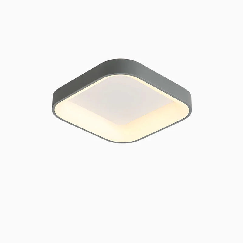 Afralia™ Modern LED Ceiling Lights for Living Room, APP Dimmable Bedroom Lamp, Office Study Decor