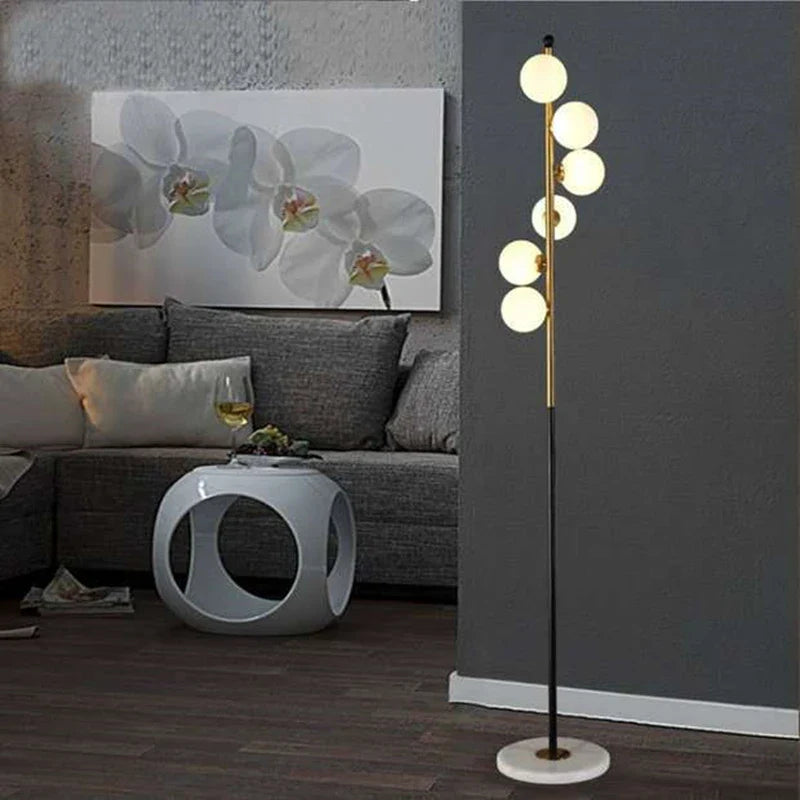 Afralia™ Glass Floor Lamp: Postmodern Nordic Design for Home Decoration