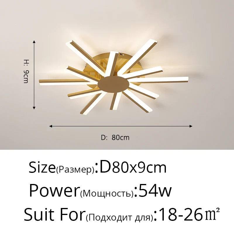 Afralia™ Nordic Chandelier LED Lamp Modern Ceiling Lights for Living Room Bedroom Kitchen Decor