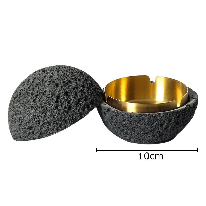 Afralia™ Stainless Steel Planet Ashtray - Creative Smoking Accessory Gift for Him