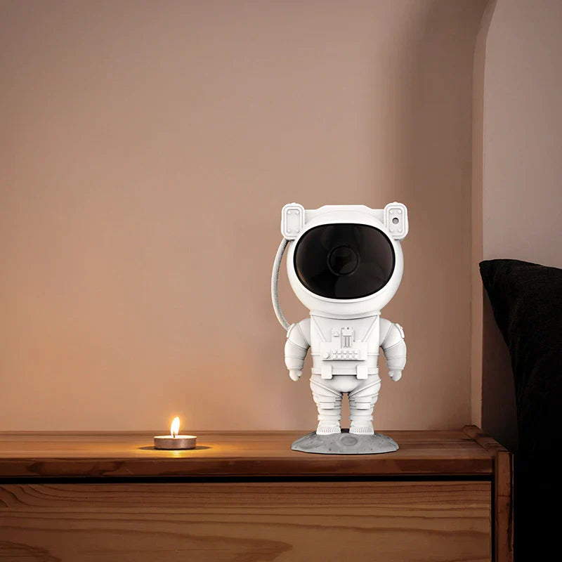 Afralia™ Astronaut Projector Starry Night Light Kids Room Decor Bedroom Party Star Lamp