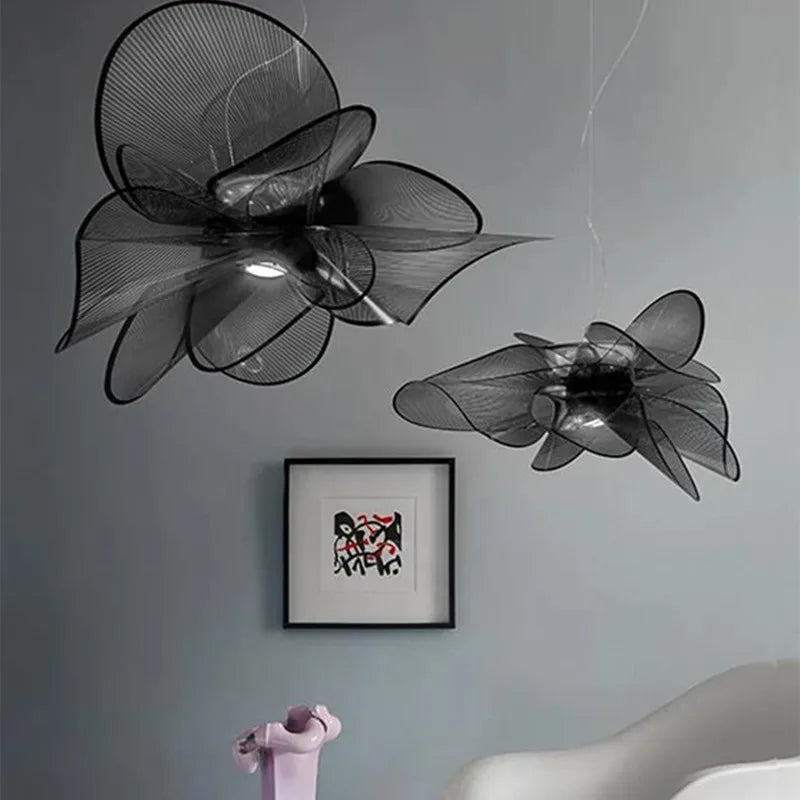 Afralia™ White Minimalist Chandelier | Nordic Design | Elegant Interior Lighting