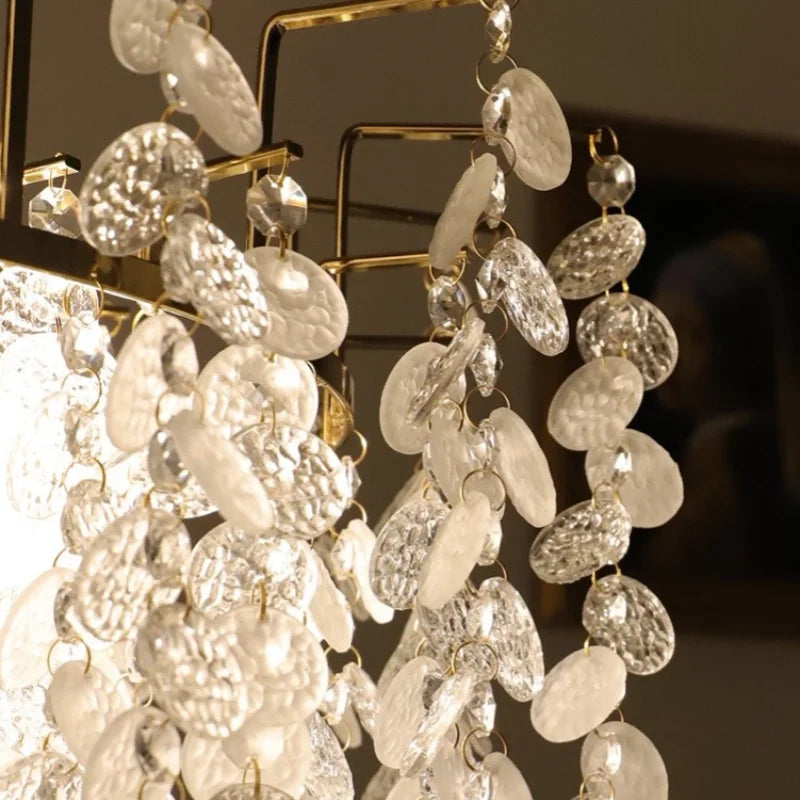 Afralia™ Crystal Chandelier: Luxury LED Lighting for Bedroom, Girl Room.