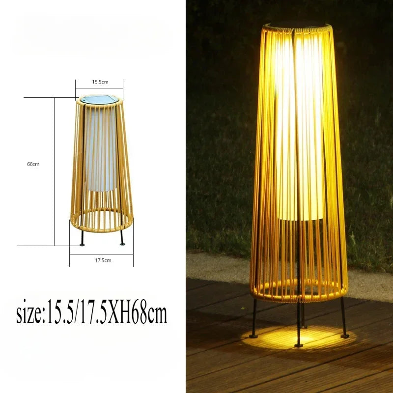 Afralia™ Solar Outdoor Courtyard Lamp: Waterproof Lawn Floor Light for Garden Decoration