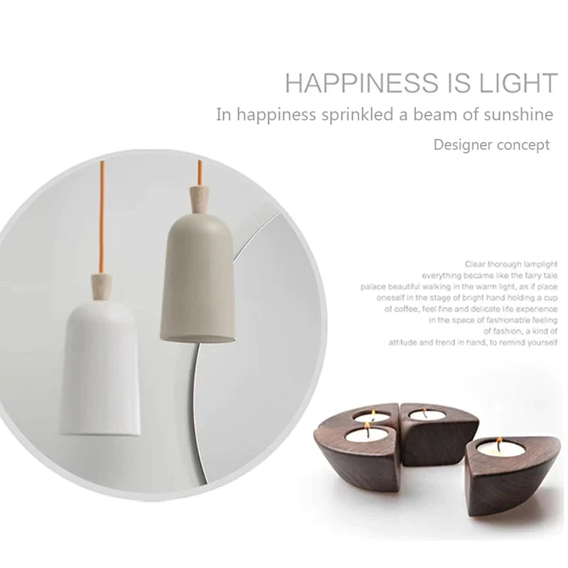 Afralia™ Macaron LED Pendant Light: Minimal Nordic Suspension for Living Room, Bedroom, Dining Room