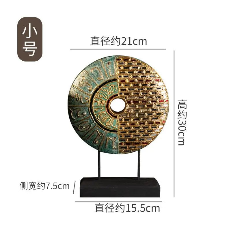Afralia™ Solid Wood Carving Decorations for Southeast Asian Style Home Hotel Living Room