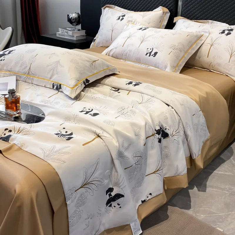 Afralia™ Luxury Floral Summer Quilt Comforter - Soft, Skin-Friendly & Machine Washable