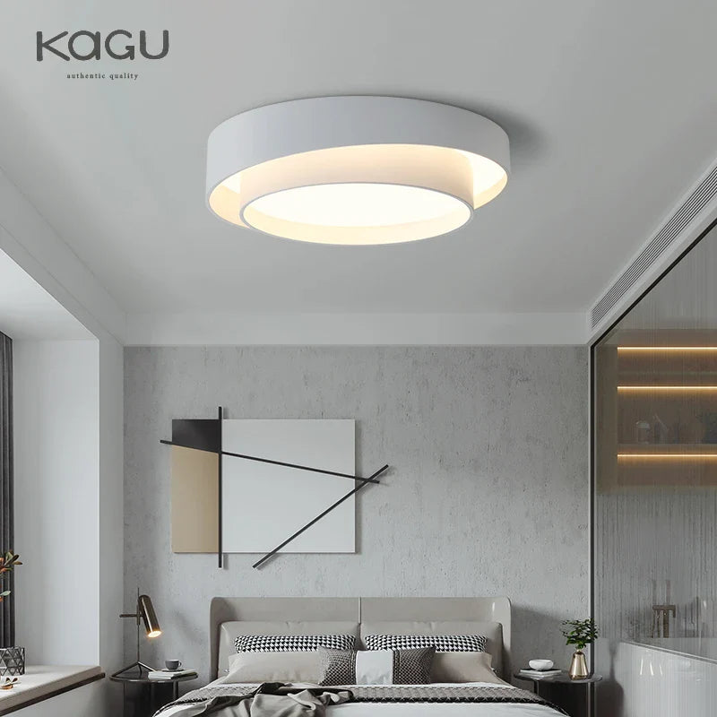 Afralia™ Modern Copper Ceiling Light for Living Room Bedroom Decor