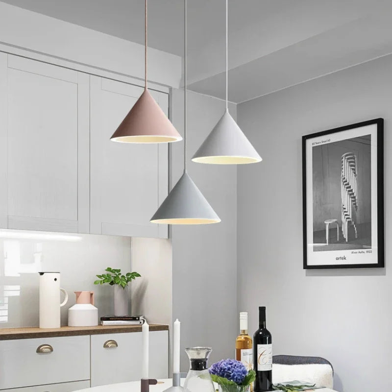 Afralia™ Nordic LED Suspension Pendant Lights for Dining Living Room Kitchen Table