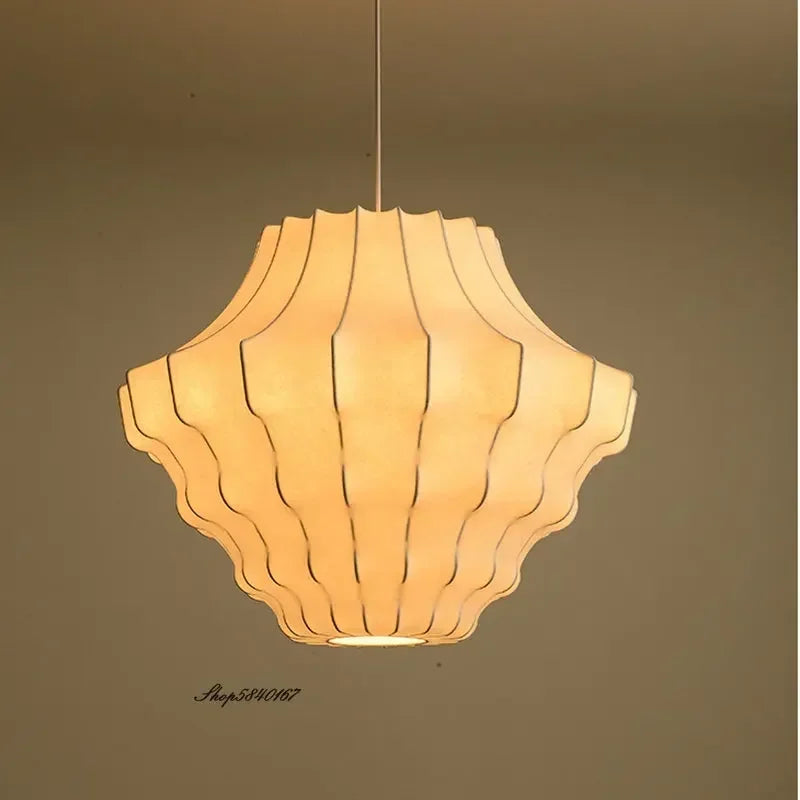 Afralia™ Silk Designer Pendant Lamp in Multiple Styles for Dining Room & Kitchen Island