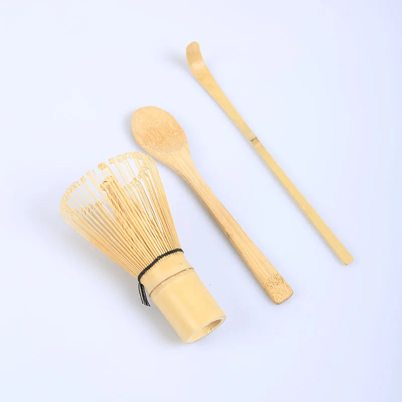 Afralia™ Japanese Bamboo Tea Ceremony Set Matcha Whisk Brush Grinder Tools