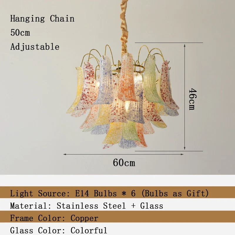 Afralia™ Modern Petal Crystal LED Chandelier for Dining Room Ceiling Lighting