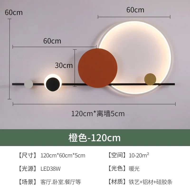 Afralia™ LED Wall Sconce Modern Atmosphere Lighting Fixture for Home Decor