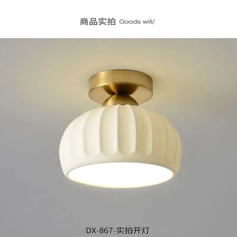 Afralia™ Nordic Acrylic Chandelier LED Ceiling Lamp for Aisle Corridor Balcony, E27 Fixtures