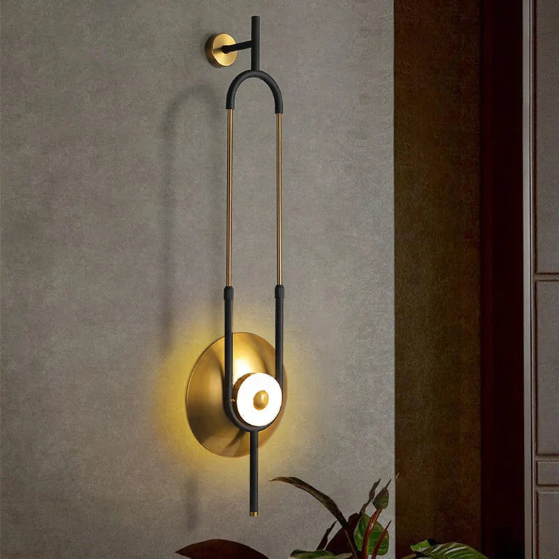 Afralia™ Luxury Designer Long Pole Wall Lamp for Living Room, Bedroom, Aisle