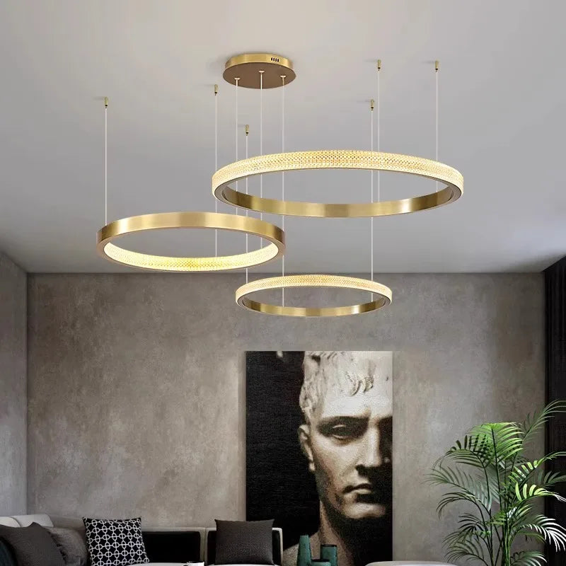 Afralia™ LED Pendant Chandeliers for Modern Living Room and Dining Room