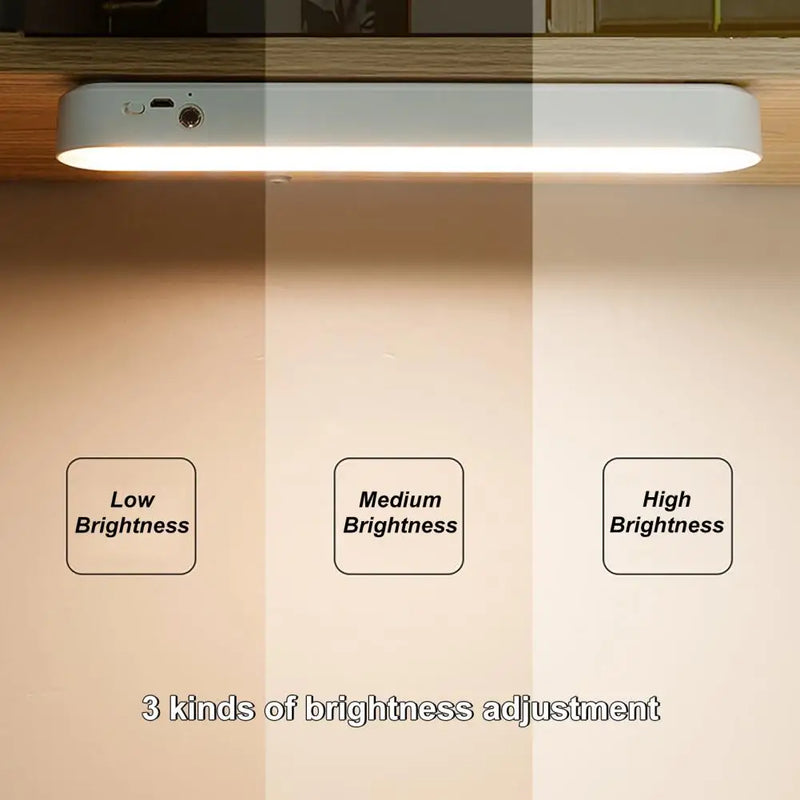 Afralia™ Magnetic LED Desk Lamp with Remote Control - Bedside Reading Light