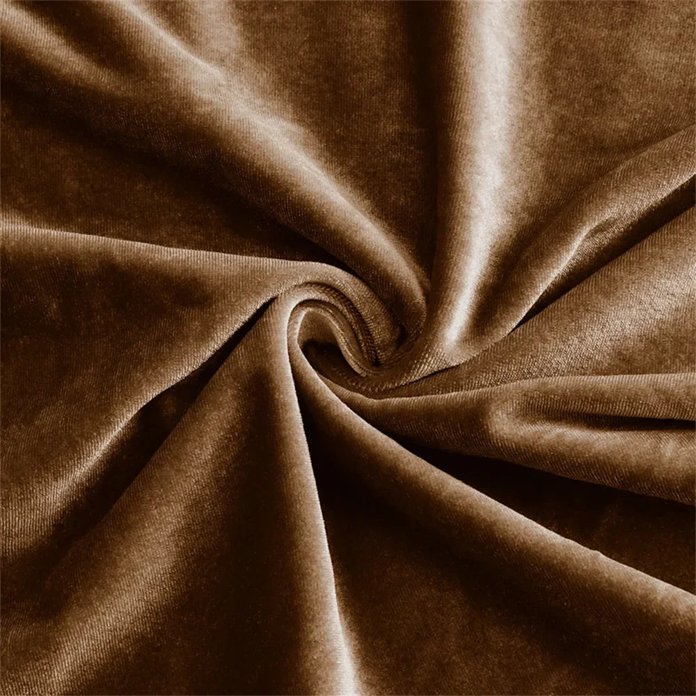 Afralia™ Velvet Office Chair Cover Slipcover: Stretch Spandex Seat Protector