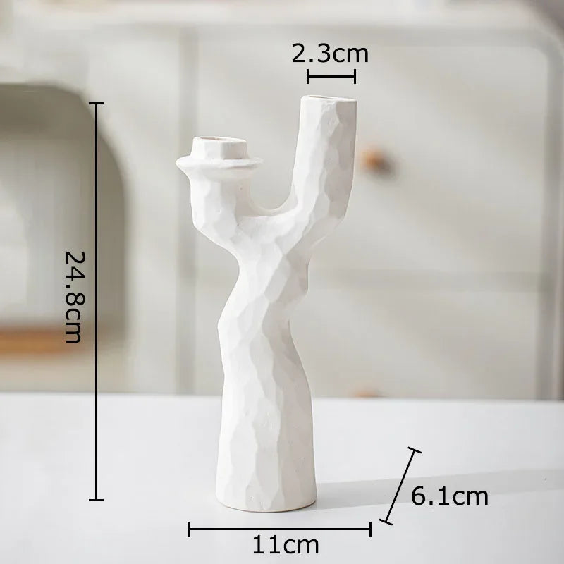 Afralia™ Ceramic Tree Branch Vase for Aesthetic Room Decor