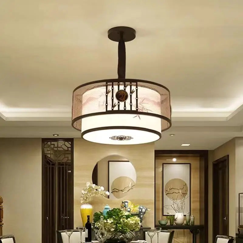 Afralia™ Zen Living Study Lamp Tea Room Pendant Light