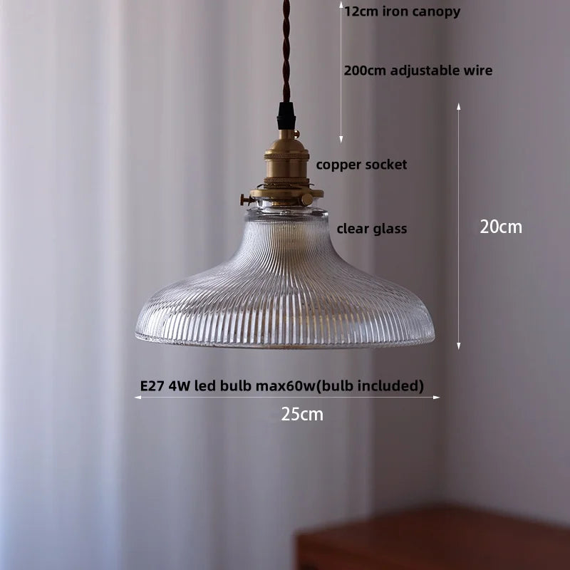 Afralia™ Glass LED Pendant Light Chandelier for Modern Home Decor